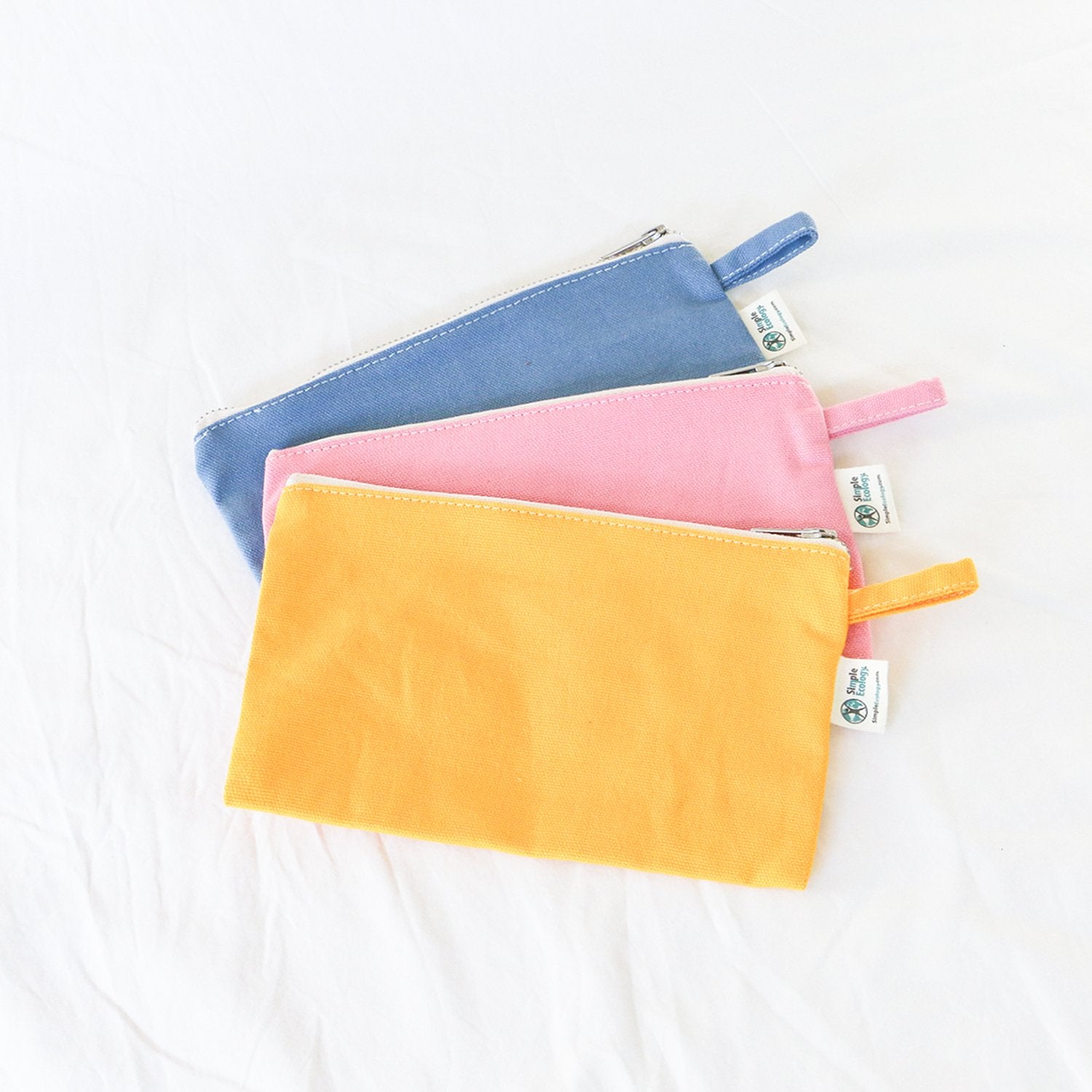 Organic Cotton Zipper Pouch