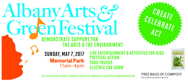 Albany Arts & Green Festival - Sunday May 7th