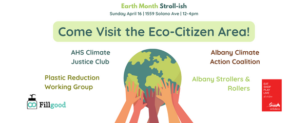 Earth Day Event: Sunday April 16 on Solano Avenue!