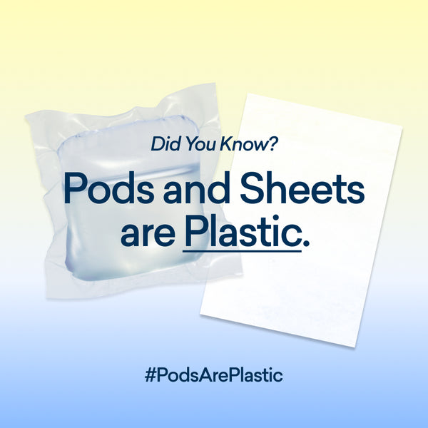 Detergent Pods and Sheets are Plastic! Please sign this petition