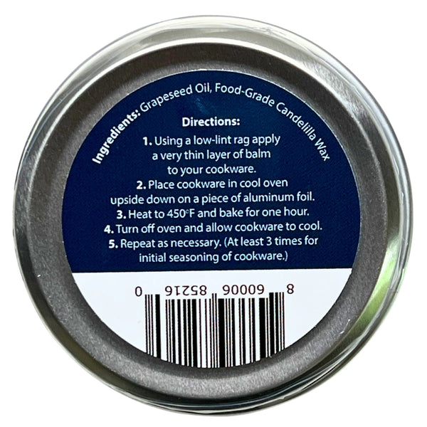 Seasoning Balm For Cast Iron and Carbon Steel