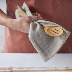 Bamboo Slotted Spoon 'give It A Rest'