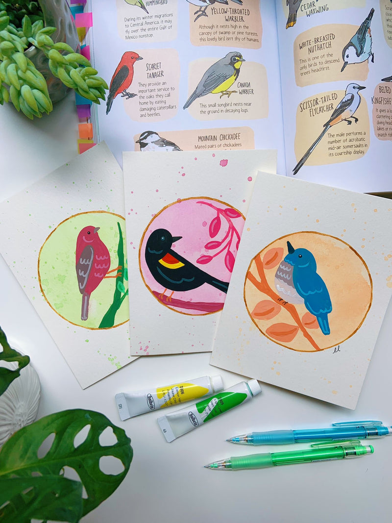 Hand Painted Art Cards
