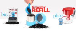 Kishu Charcoal Water Filter Six Month Supply for the 'Brita' Granules