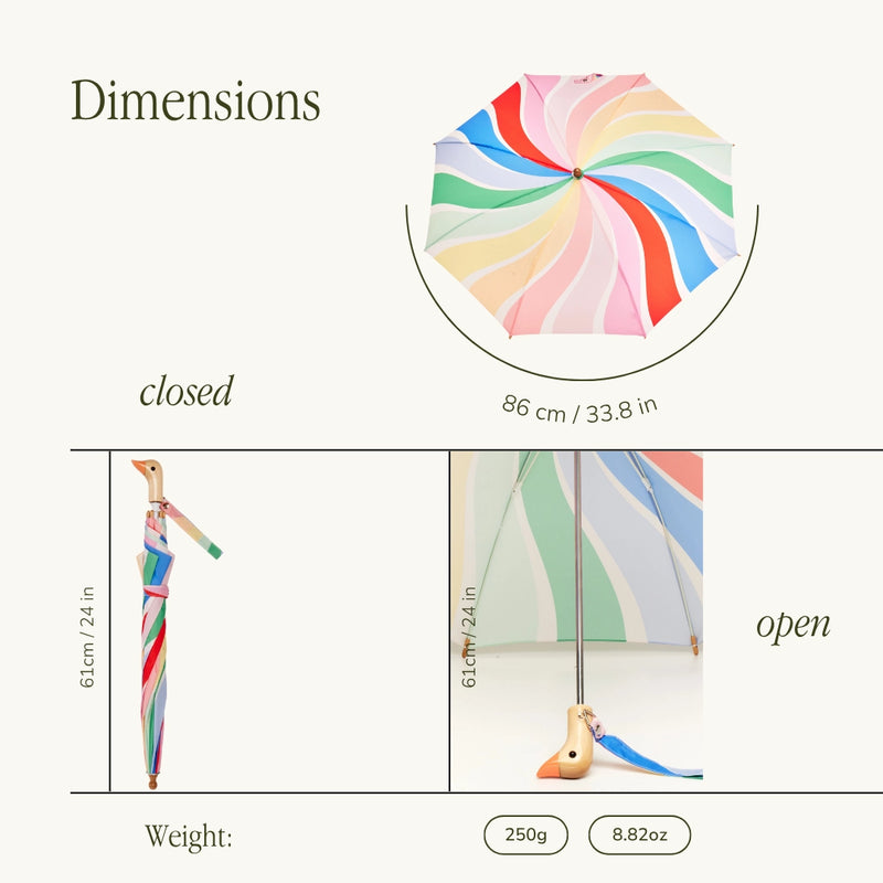 Rainbow Stripes Children's Umbrella
