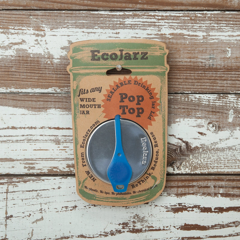 Poptop Sealable Drinking Jar Lid - Regular Mouth