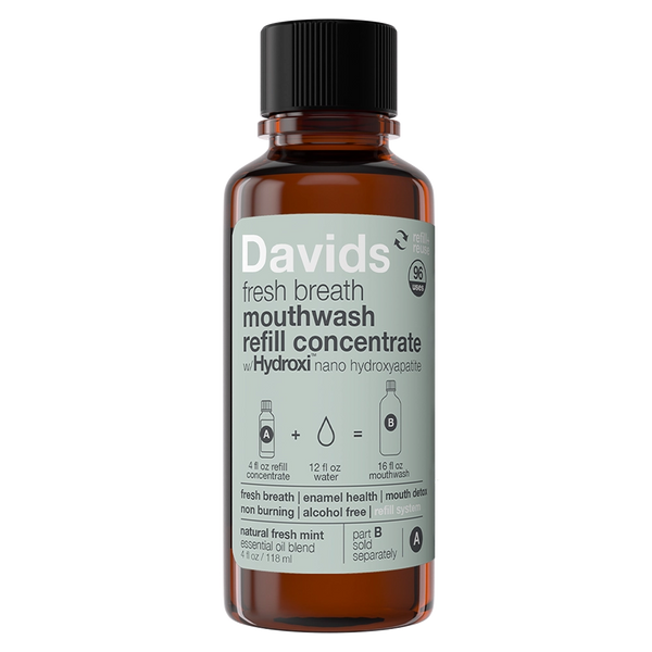 Davids Hydroxi™ Fresh Breath Mouthwash - Natural Fresh Mint