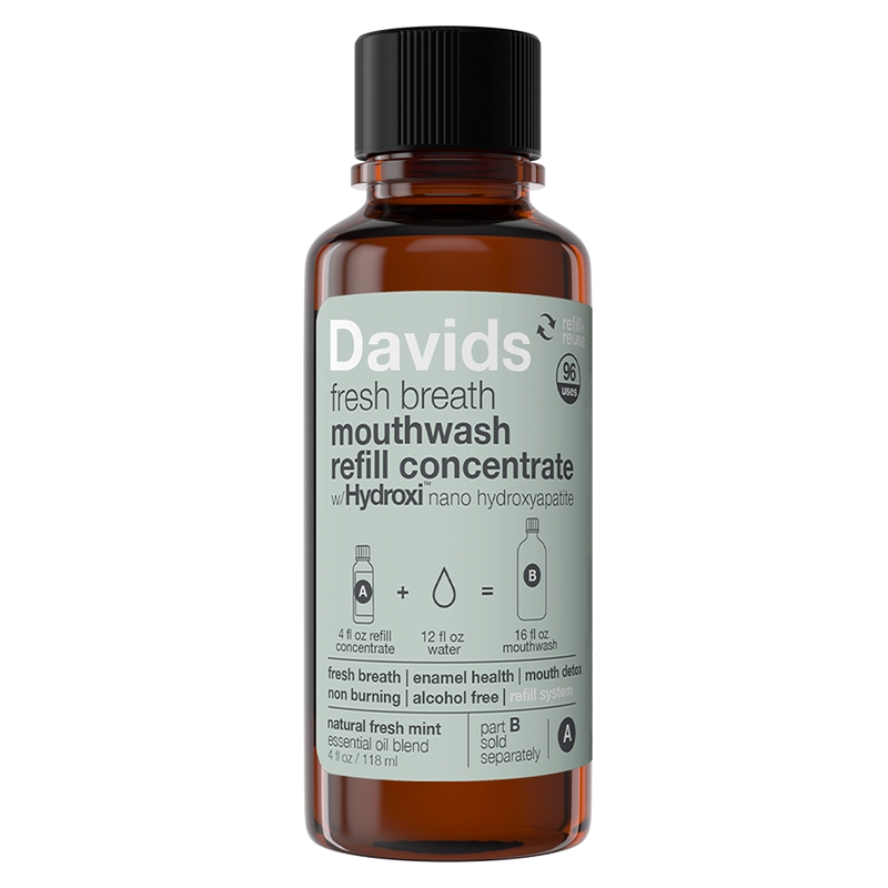 Davids Hydroxi™ Fresh Breath Mouthwash - Natural Fresh Mint