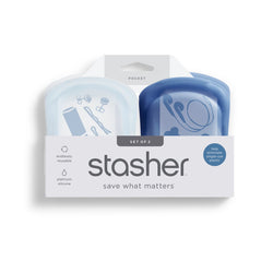 Stasher Pocket 2-pack