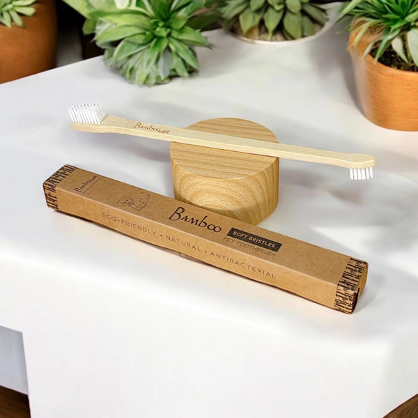 Bamboo Dog Toothbrush