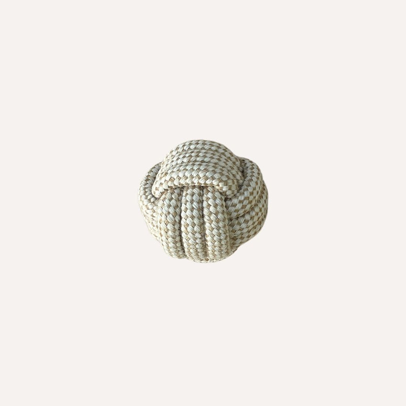 Dog-Safe Hemp Rope Dog Ball Toy