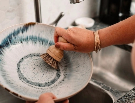 Pot Scrubber with Replaceable Head