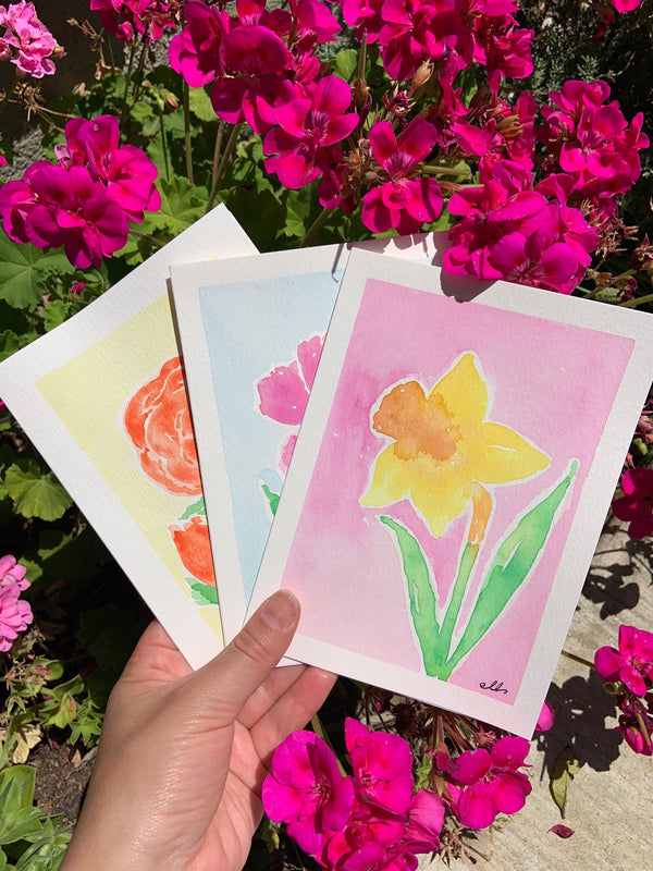 Hand Painted Art Cards