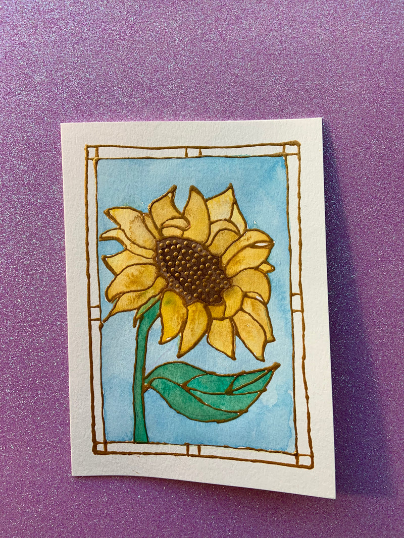 Hand Painted Art Cards