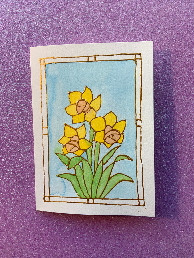 Hand Painted Art Cards
