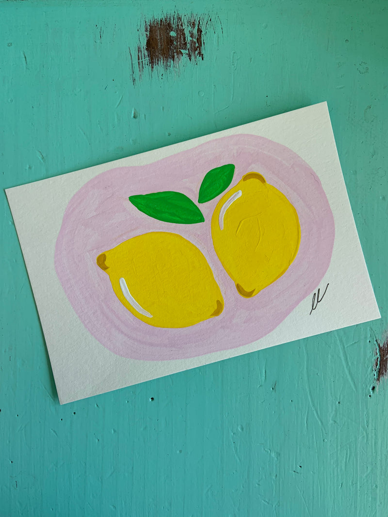 Hand Painted / Flower Pressed Postcards