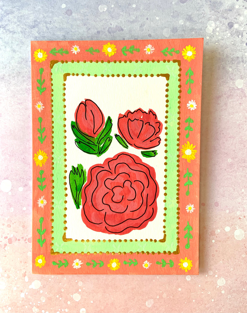Hand Painted Art Cards