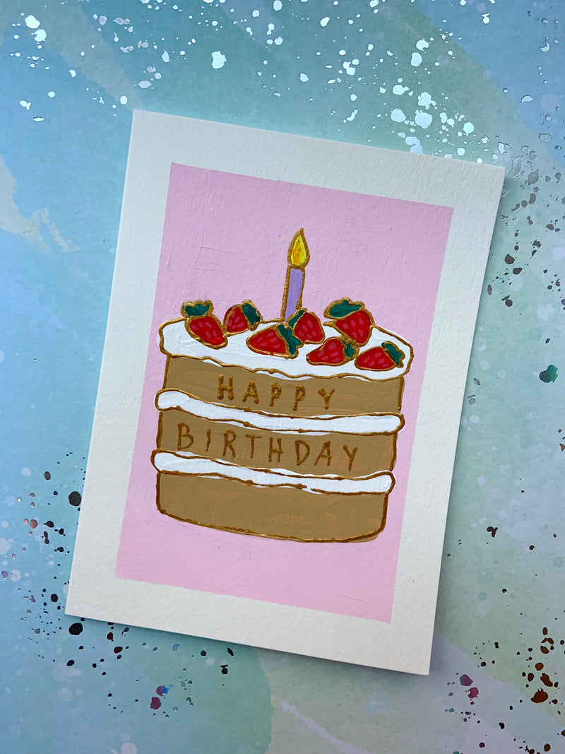 Hand Painted Art Cards
