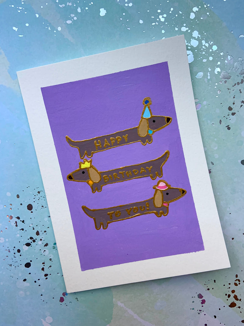 Hand Painted Art Cards