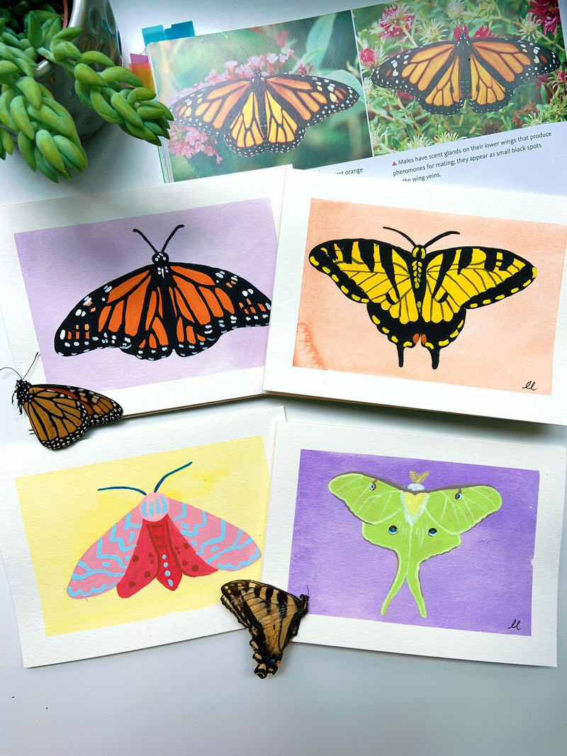 Hand Painted Art Cards