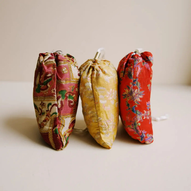 Reusable Shopping/Tote Bag Re-Purposed Sari Eco-Friendly