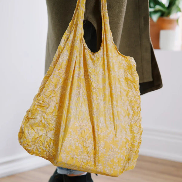 Reusable Shopping/Tote Bag Re-Purposed Sari Eco-Friendly