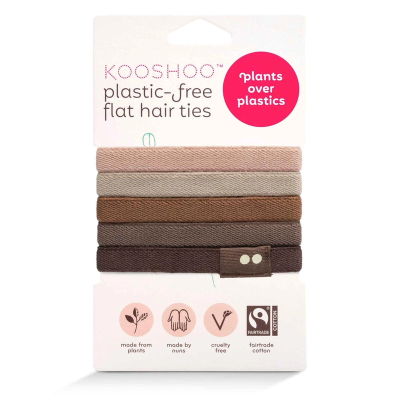 Plastic-Free and Organic Hair Ties