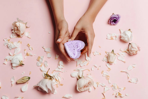 Bath Bomb - Heart Shaped Lavender