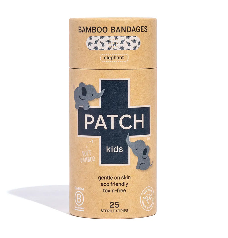 Kids Compostable Bamboo Bandages - Tube of 25