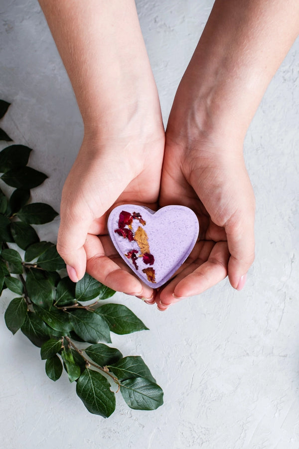 Bath Bomb - Heart Shaped Lavender
