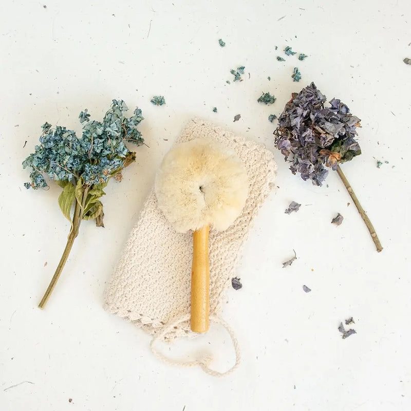 Dry Face Brush - Soft Jute, All Natural