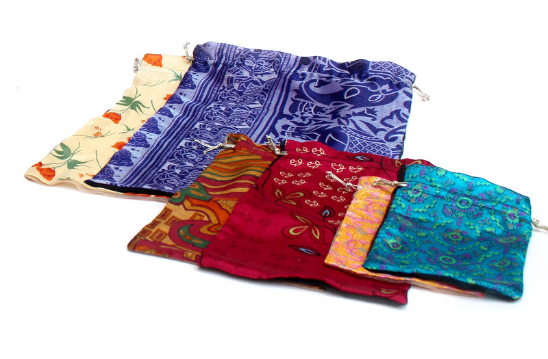 Upcycled Sari Gift Bags