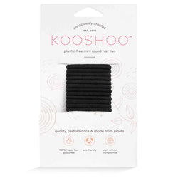 Plastic-Free Round Hair Ties - Mini 12-pack