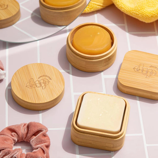 Shampoo and Conditioner Bars Travel Cases