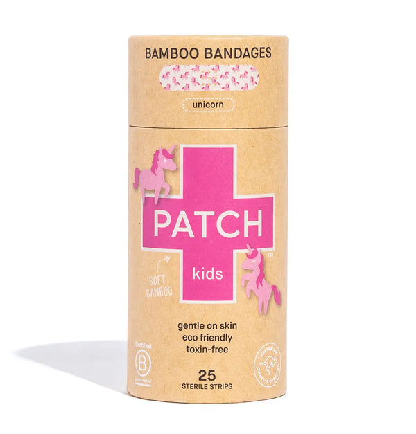 Kids Compostable Bamboo Bandages - Tube of 25