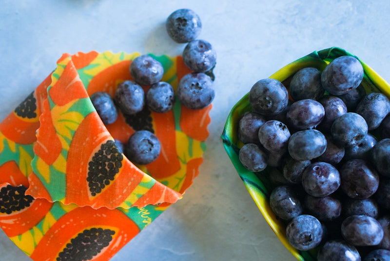 Fruit Print Beeswax Wrap Variety - 4 Pack