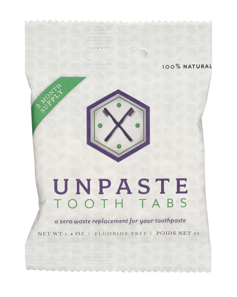 Unpaste Toothpaste Tablets Fluoride Free