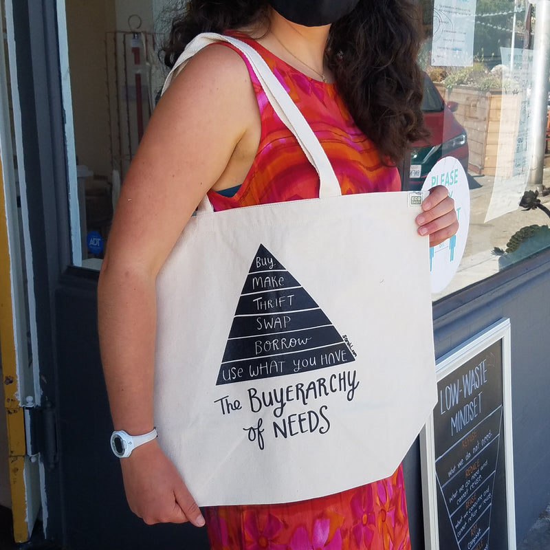 Large Tote Bag - Buyerarchy of Needs