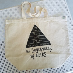 Large Tote Bag - Buyerarchy of Needs