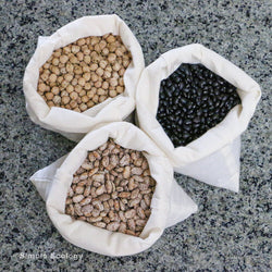 Organic Cotton Muslin Bags - Set of 3