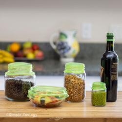 CAPFLEX - Reusable Silicone Bottle, Jar, Produce Covers