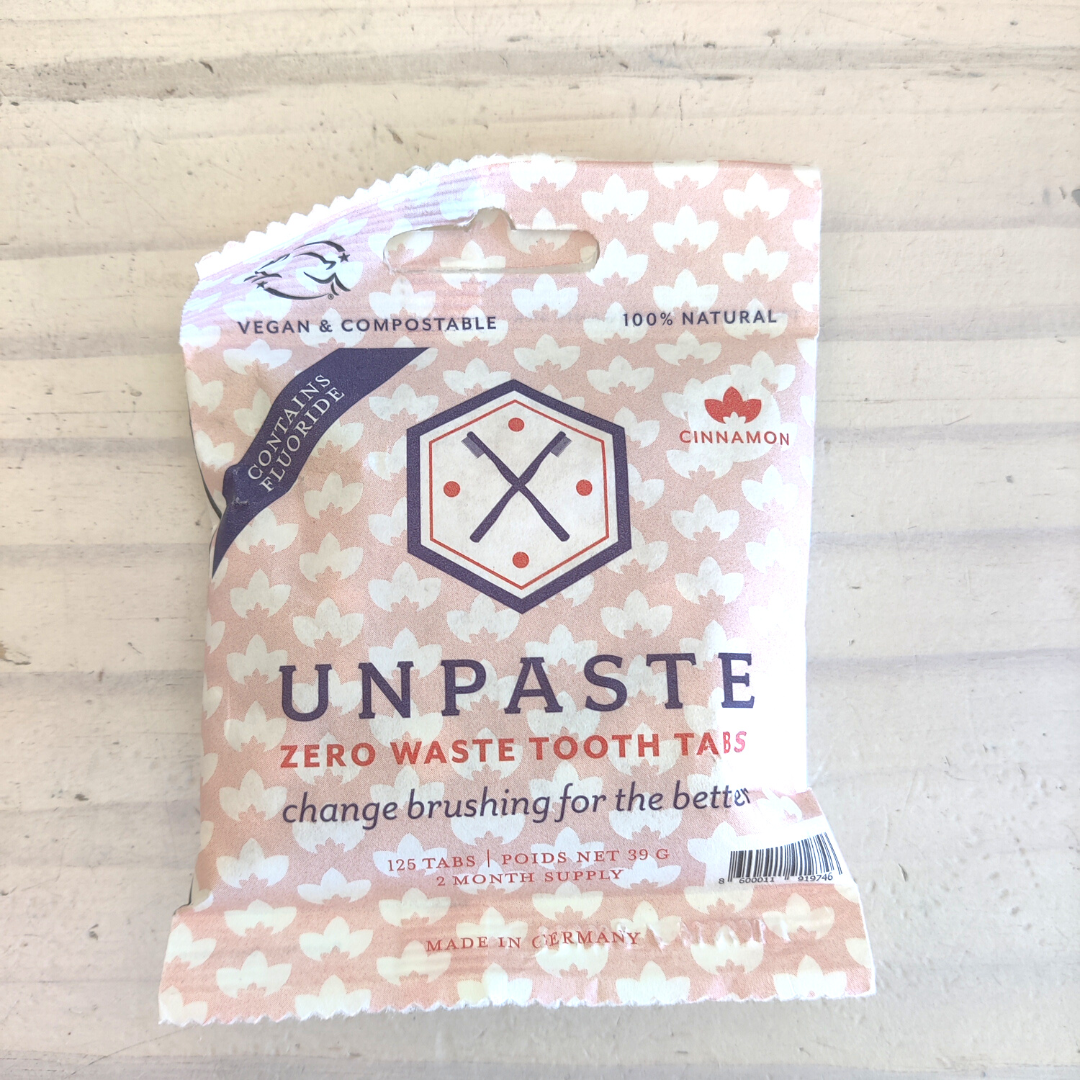 Unpaste Toothpaste Tablets with Fluoride Fillgood