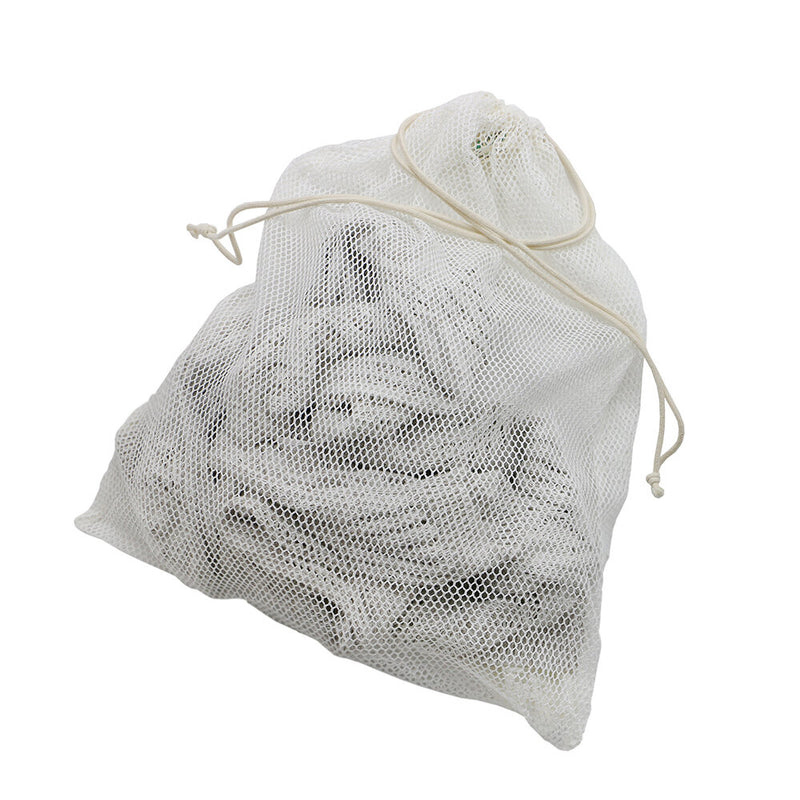 Organic Cotton Mesh Laundry Bags - Set of 3