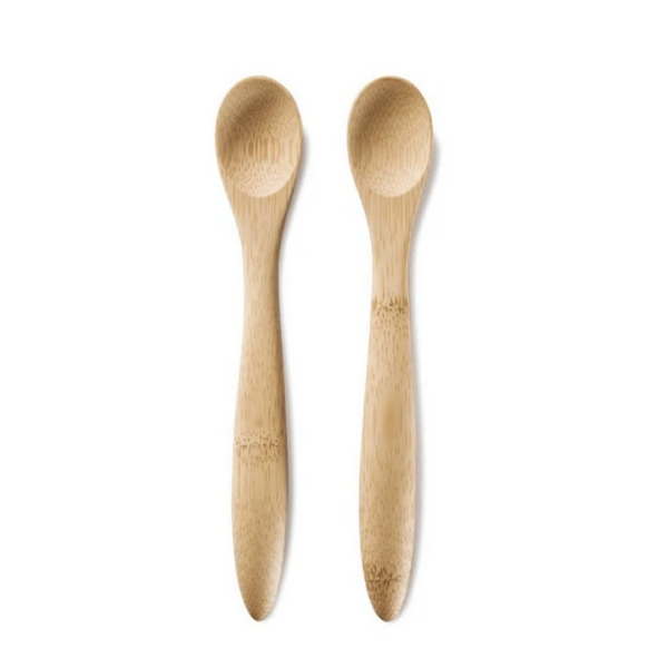 Organic Bamboo Baby's Feeding Spoons (6M+)