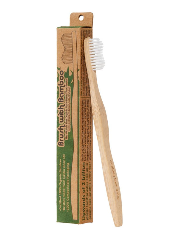Brush with Bamboo Toothbrush - Adults and kids size
