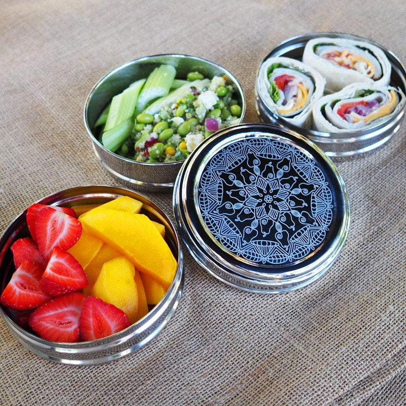 Tri Bento Box - Mandala Design