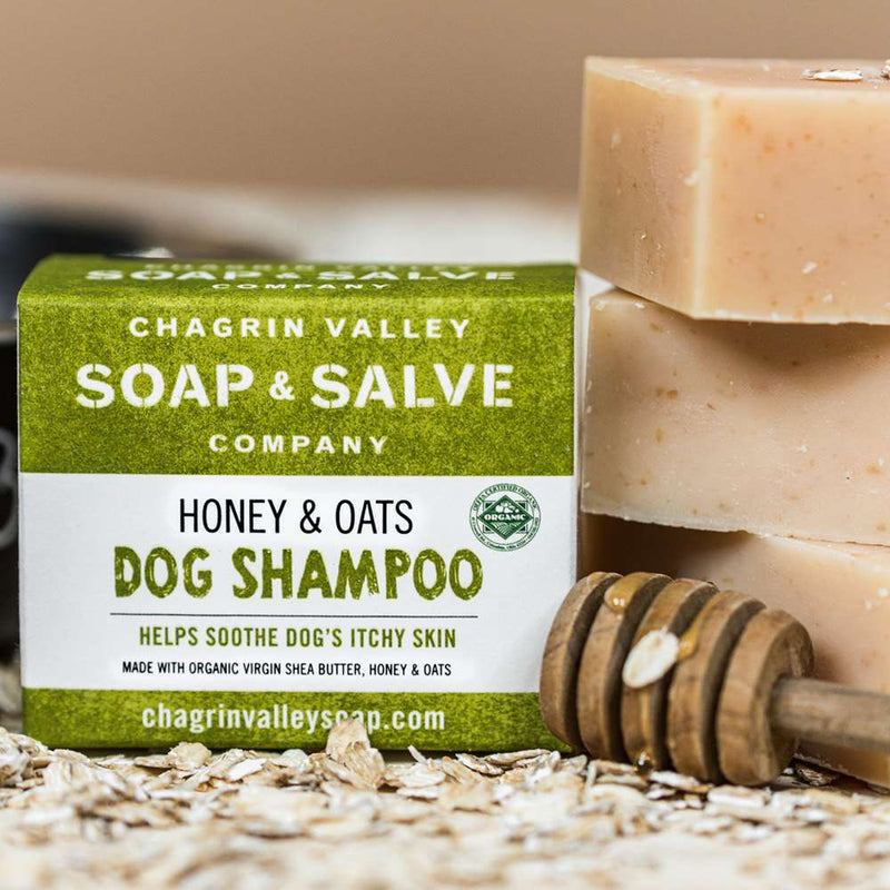 Organic Natural Soap Bar - Goat Milk Honey Oatmeal - Chagrin Valley Soap & Salve