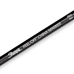 Peel-off china marker